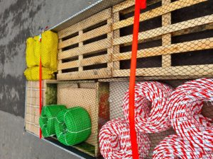Crossafe net 250 x 450 cm zwart